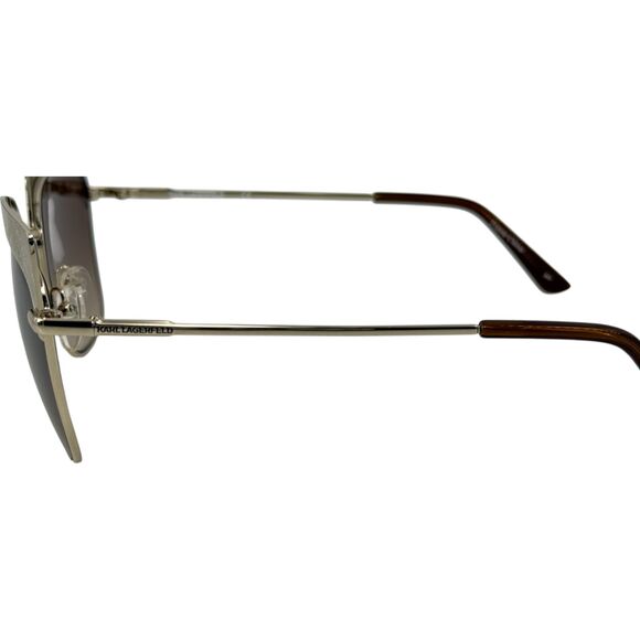 Karl Lagerfeld KL247S Womens Metal Sunglass 508 Shiny Gold 56-16 Brown Gradient main image 5